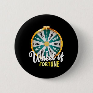 Macaron Rond 5 Cm Roue de Fortune père&#; s Humour de jour Tee Daddy