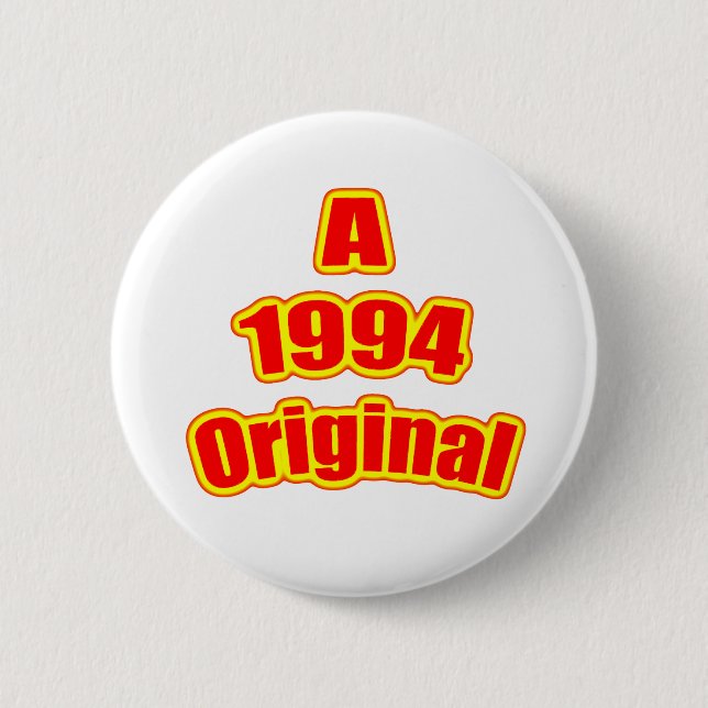Macaron Rond 5 Cm Rouge 1994 original (Devant)