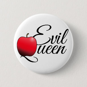 Macaron Rond 5 Cm Rouge mauvais Apple de la Reine