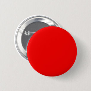 Macaron Rond 5 Cm Rouge néon solide