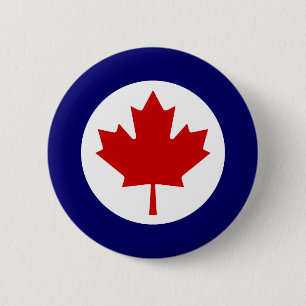 Macaron Rond 5 Cm Roundel canadien
