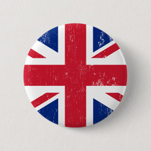 Macaron Rond 5 Cm Royaume-Uni Grande-Bretagne Angleterre anglais dra