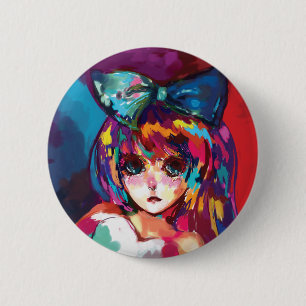 Macaron Rond 5 Cm Ruban