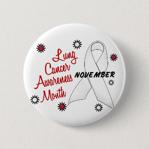 Macaron Rond 5 Cm Ruban 1,1 de perle de mois de conscience de cancer