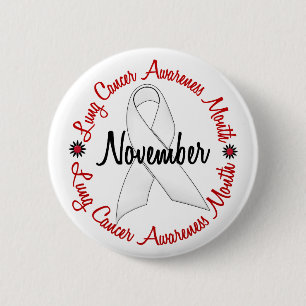 Macaron Rond 5 Cm Ruban 1,3 de perle de mois de conscience de cancer