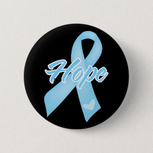 Macaron Rond 5 Cm Ruban d'espoir - cancer de la prostate