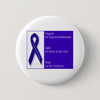 Macaron Rond 5 Cm Ruban d'indigo