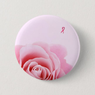 Macaron Rond 5 Cm Ruban du cancer du sein et leggings rose rose