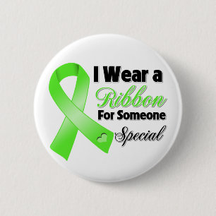 Macaron Rond 5 Cm Ruban non Hodgkins Lymphoma quelqu'un spécial