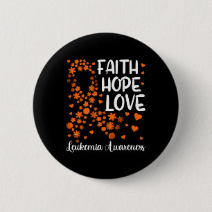 Macaron Rond 5 Cm Ruban Sang Cancer Faith Hope Love Leukemia Awar