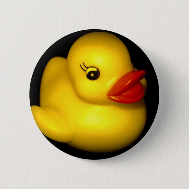 Macaron Rond 5 Cm Rubber Ducky (Devant)