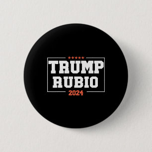 Macaron Rond 5 Cm Rubio Pour Le Président 2024 Campagne Élection Us