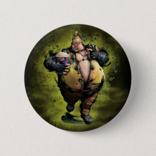Macaron Rond 5 Cm Rufus avec le maïs éclaté