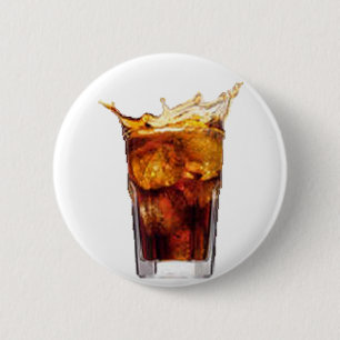 Macaron Rond 5 Cm Rum & Cola Button