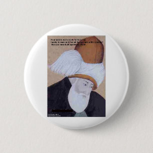 Macaron Rond 5 Cm Rumi Citation "Obstacles De L'Amour" sur T-shirts 