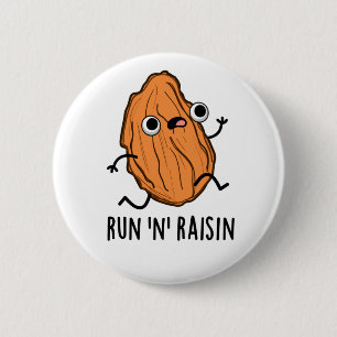 Macaron Rond 5 Cm Run N Raisin Funny Food Pun