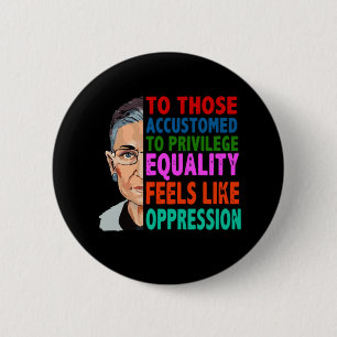 Macaron Rond 5 Cm Ruth Bader Ginsburg quote