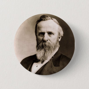 Macaron Rond 5 Cm Rutherford B. Hayes