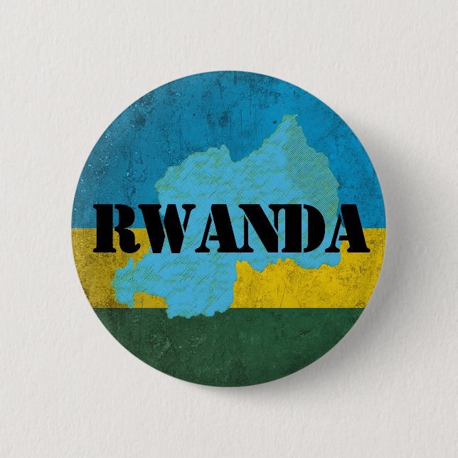 Macaron Rond 5 Cm Rwanda (Devant)