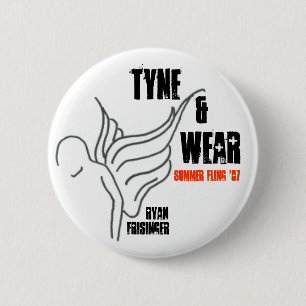 Macaron Rond 5 Cm Ryan Frisinger - "Tyne et usage" - bouton