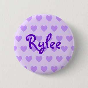 Macaron Rond 5 Cm Rylee en violet