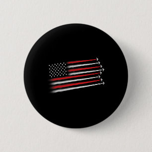 Macaron Rond 5 Cm S patriotiques pour hommes Bomber 4 juillet S pour