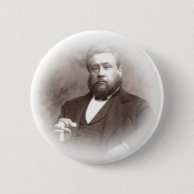 Macaron Rond 5 Cm Sa croyance était le Christ crucifié (Devant)