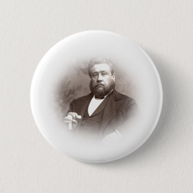 Macaron Rond 5 Cm Sa croyance était le Christ crucifié (Devant)