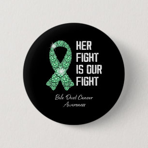 Macaron Rond 5 Cm Sa Lutte Est Notre Lutte Bile Duction Cancer Sensi