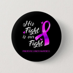 Macaron Rond 5 Cm Sa Lutte Est Notre Lutte Contre Le Cancer Pancréat
