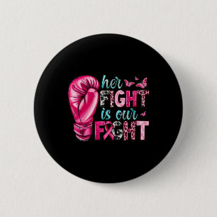 Macaron Rond 5 Cm Sa Lutte Est Notre Lutte Gants De Boxe Gants Cance