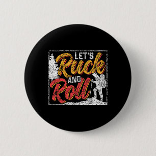 Macaron Rond 5 Cm Sac à dos d'entraînement Let's Ruck And Roll Rucks