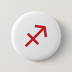Macaron Rond 5 Cm Sagittaire, Symbole zodiaque, horoscope