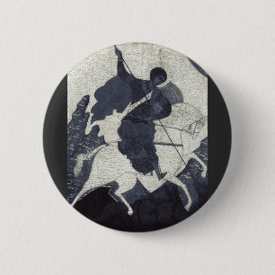 Macaron Rond 5 Cm Saint Georges et le Dragon Grand Martyr