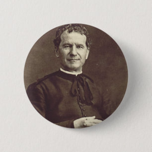 Macaron Rond 5 Cm Saint Jean Bosco Prêtre et confesseur
