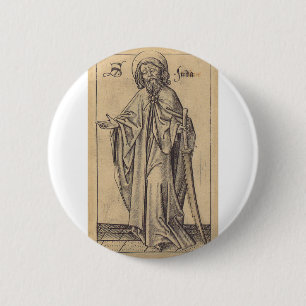 Macaron Rond 5 Cm saint Jude Thaddée l'Apôtre et frère de Jésus