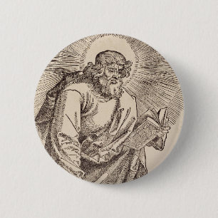 Macaron Rond 5 Cm Saint Jude Thaddée l'Apôtre et Martyr