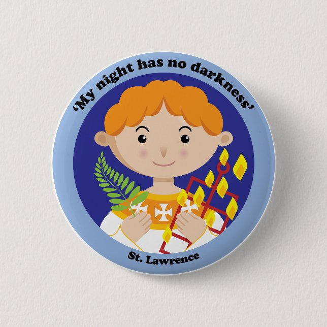 Macaron Rond 5 Cm Saint-Laurent (Devant)