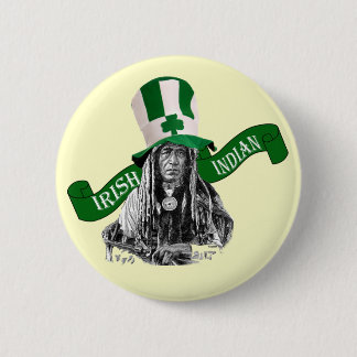 Macaron Rond 5 Cm Saint Patrick d'Irlande