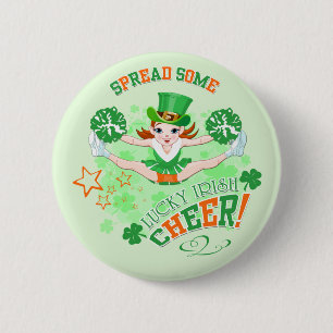 Macaron Rond 5 Cm Saint Patrick's Day