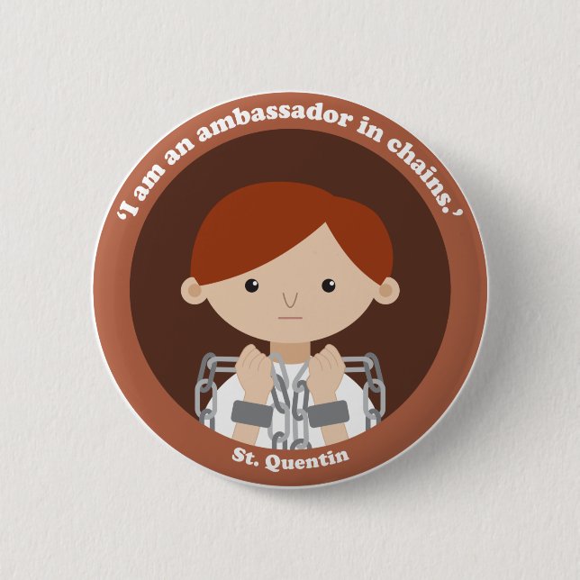 Macaron Rond 5 Cm Saint-Quentin (Devant)