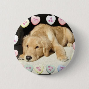 Macaron Rond 5 Cm Saint Valentin