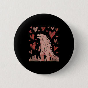 Macaron Rond 5 Cm Saint-Valentin cœurs de monstre japonais amoureux