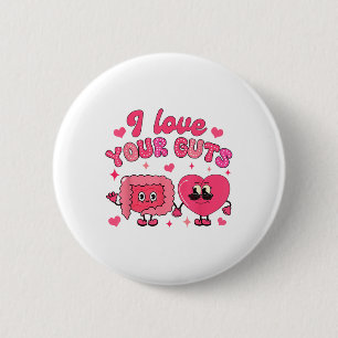 Macaron Rond 5 Cm Saint Valentin Gastro Endoscopy Nurse I Love Your