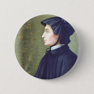 Macaron Rond 5 Cm Sainte Elizabeth Ann Seton
