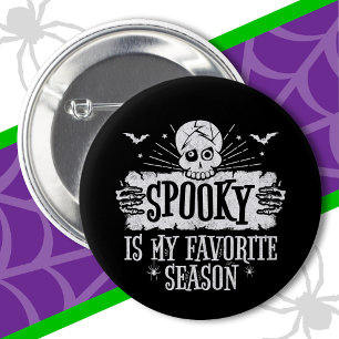 Macaron Rond 5 Cm Saison éffrayante Effrayant Squelette chauves-sour