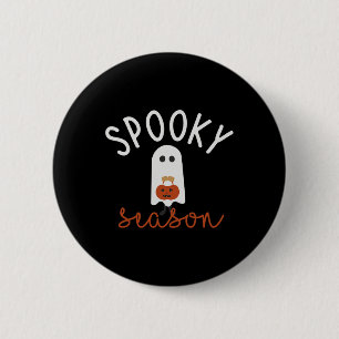 Macaron Rond 5 Cm Saison éffrayante Ghost Fun mignon Costume Hallowe