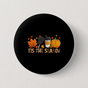 Macaron Rond 5 Cm Saison Leopard Citrouille Racquetball Halloween au
