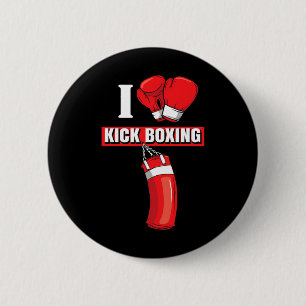 Macaron Rond 5 Cm Salle de sport Fitness Kickboxing Boxe Pour Hommes