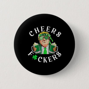 Macaron Rond 5 Cm Salutations Pour Le Jour de la Saint Patrick Drôle